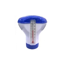 Mini úszó vegyszeradagoló hőmérővel