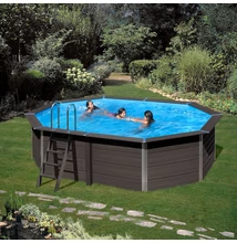 PONTAQUA KOMPOZIT 524x386x124 cm ovális medence szett PONTAQUA KOMPOZIT 524x386x124 cm ovális medence szett