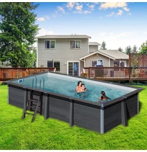 PONTAQUA KOMPOZIT 606x326x124 m négyszögletes medence PONTAQUA KOMPOZIT 606x326x124 m négyszögletes medence