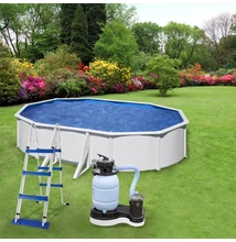 POOLTREND WET fémfalas családi medenceszett 610x375x120 cm