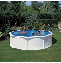 PONTAQUA WHITE STAR 460x132 cm kerek medence szkimmerrel, befúvóval